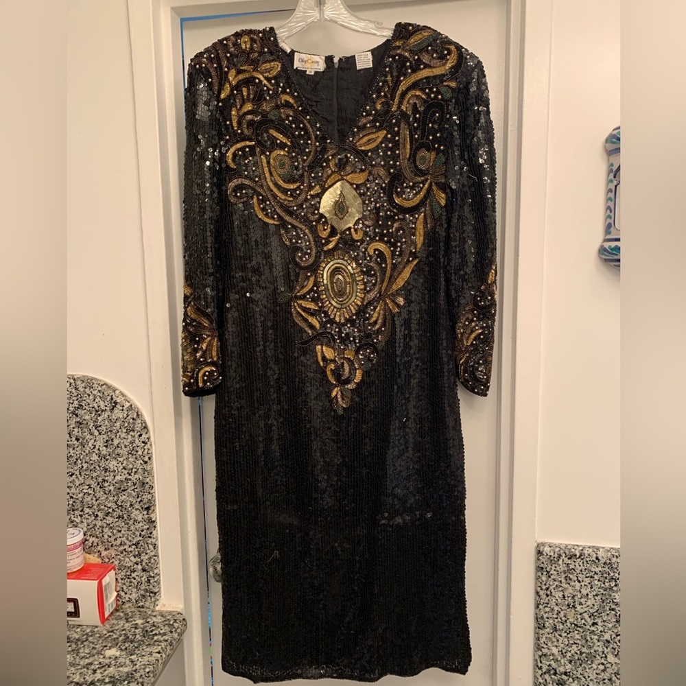 Oleg Cassini evening dress